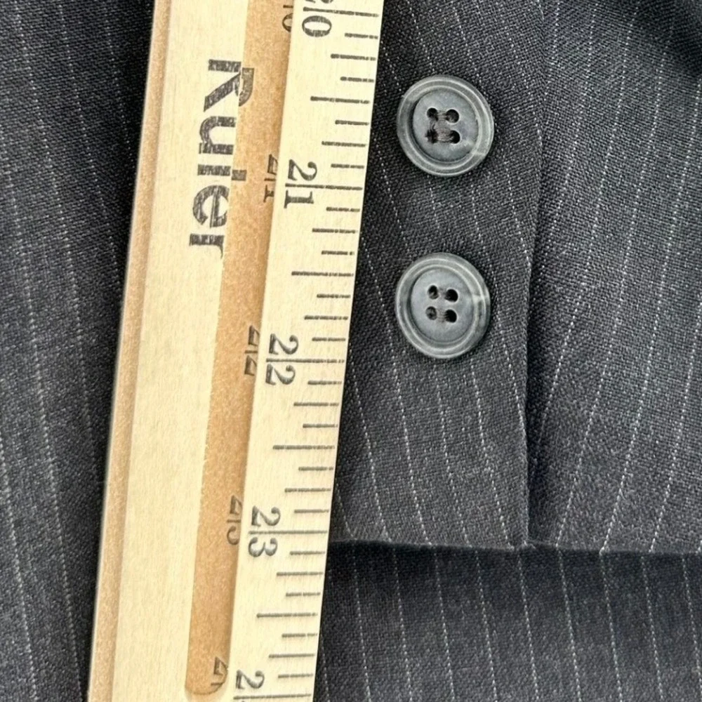 VTG 60/70s Brooks Brothers 1818 Wool‎ Grey Pinstripe Suit Jacket Blazer 42R